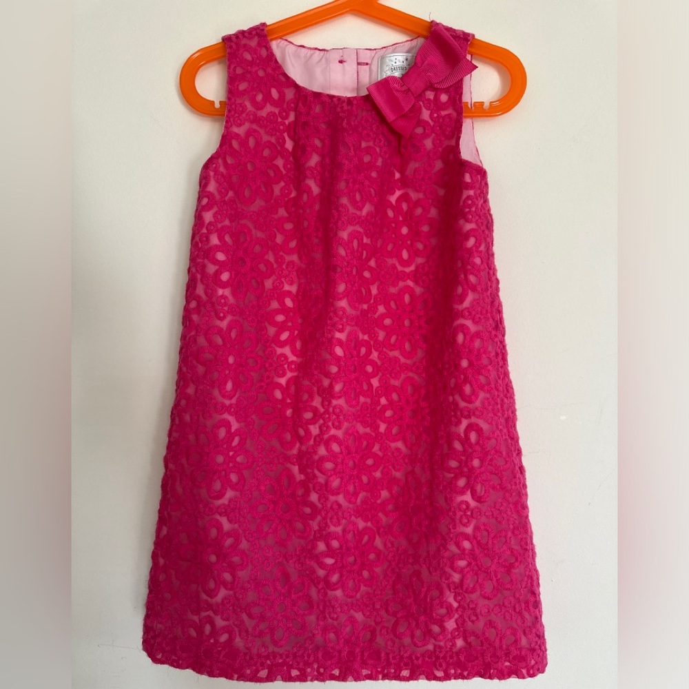 Pink Floral Kids Dress